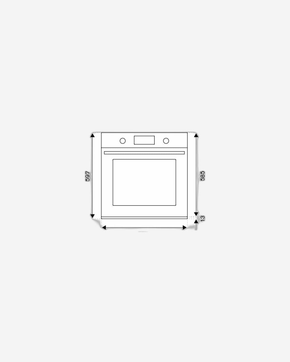 فرن غاز مدمج من سلسلة Bertazzoni Modern Series مقاس 60 سم