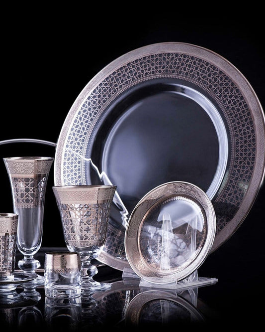 طبق شحن كبير من ديملاج قرطبة (بلاتينيوم)