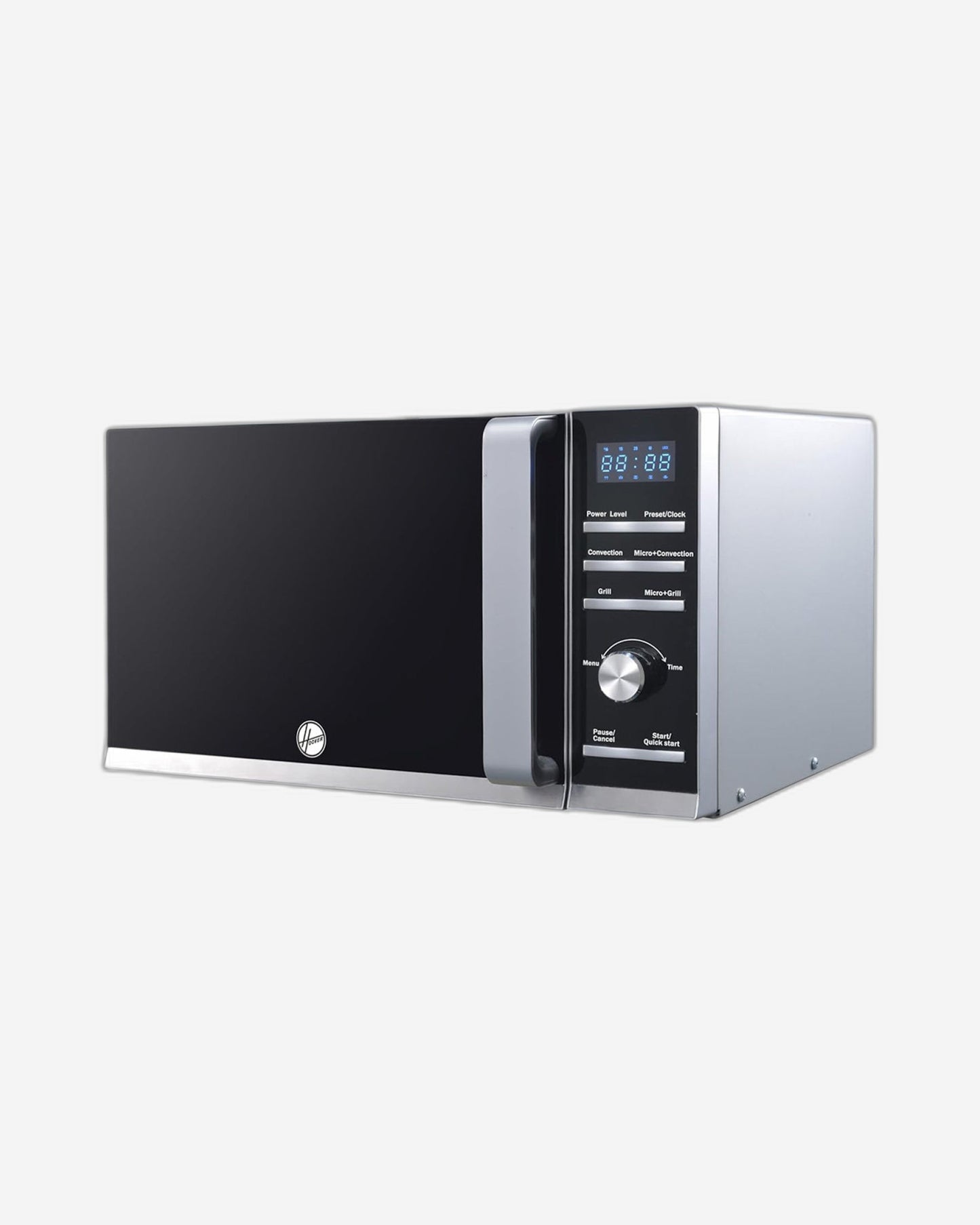 ميكروويف هوفر الرقمي سعة 30 لترًا مع شواية - HMW-M30CG-S، قوة 900 واط، خاصية إذابة الجليد، خاصية الحمل الحراري مع وظيفة الشواية، زر تحكم رقمي، أسود