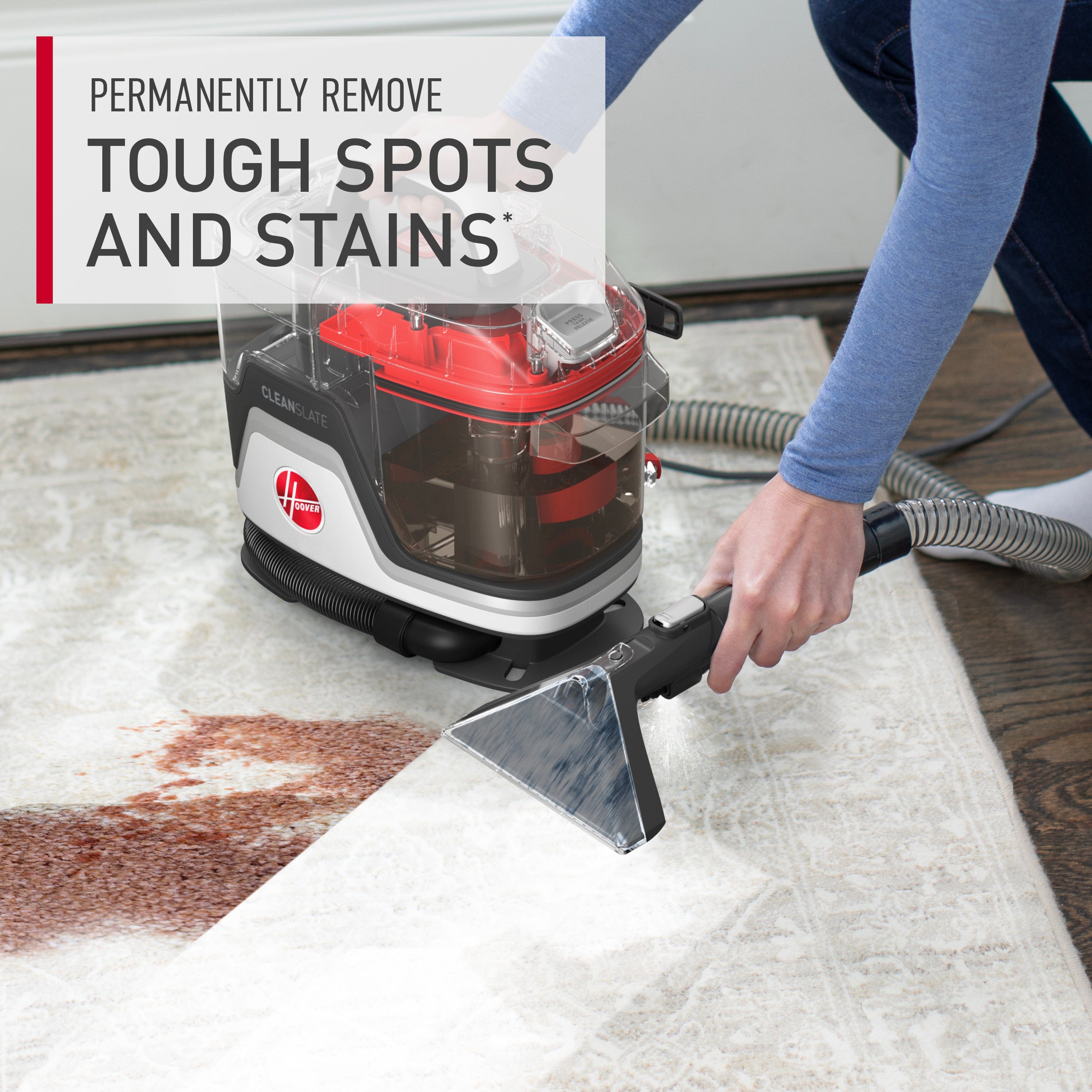 منظف البقع للسجاد والمفروشات من هوفر كلينسليت