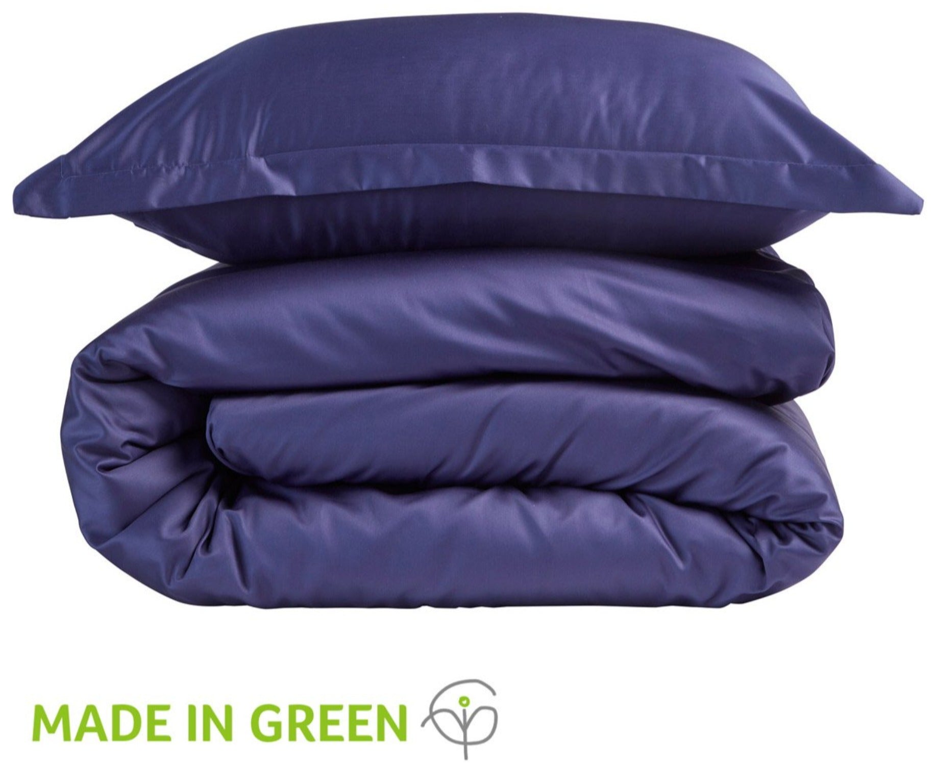 ملاءات كريستي "400 TC Sateen" مصبوغة بلون أزرق داكن