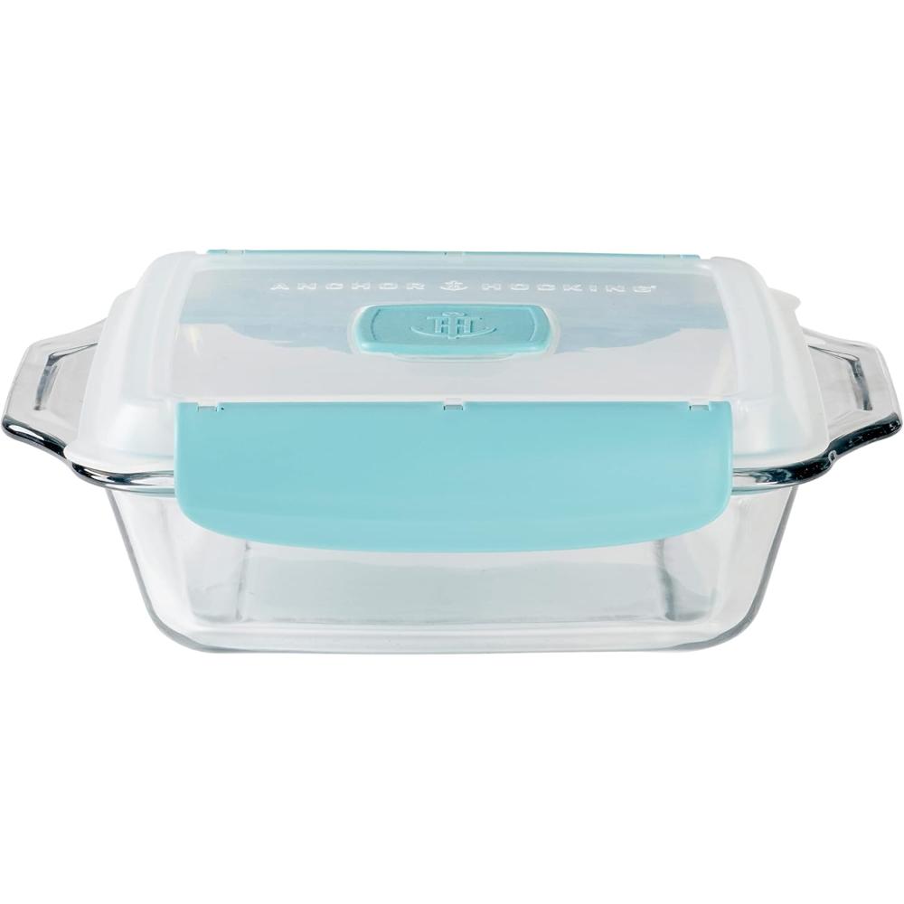 أنكور هوكينج، طبق خبز مربع مع غطاء قفل ترولوك - (14017)، سعة 2.0 لتر
