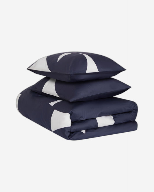 طقم غطاء لحاف "طبعة جرافيكية" من جاسبر كونران، 300TC، أزرق متوسط