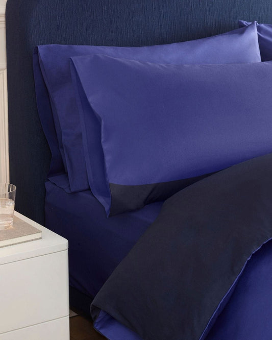 طقم غطاء لحاف "Colour Block" من Jasper Conran باللون الأزرق
