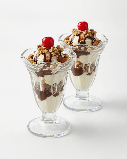 Cuisine Art Soda Lime Sundae Cup Set 190ml 2Pc