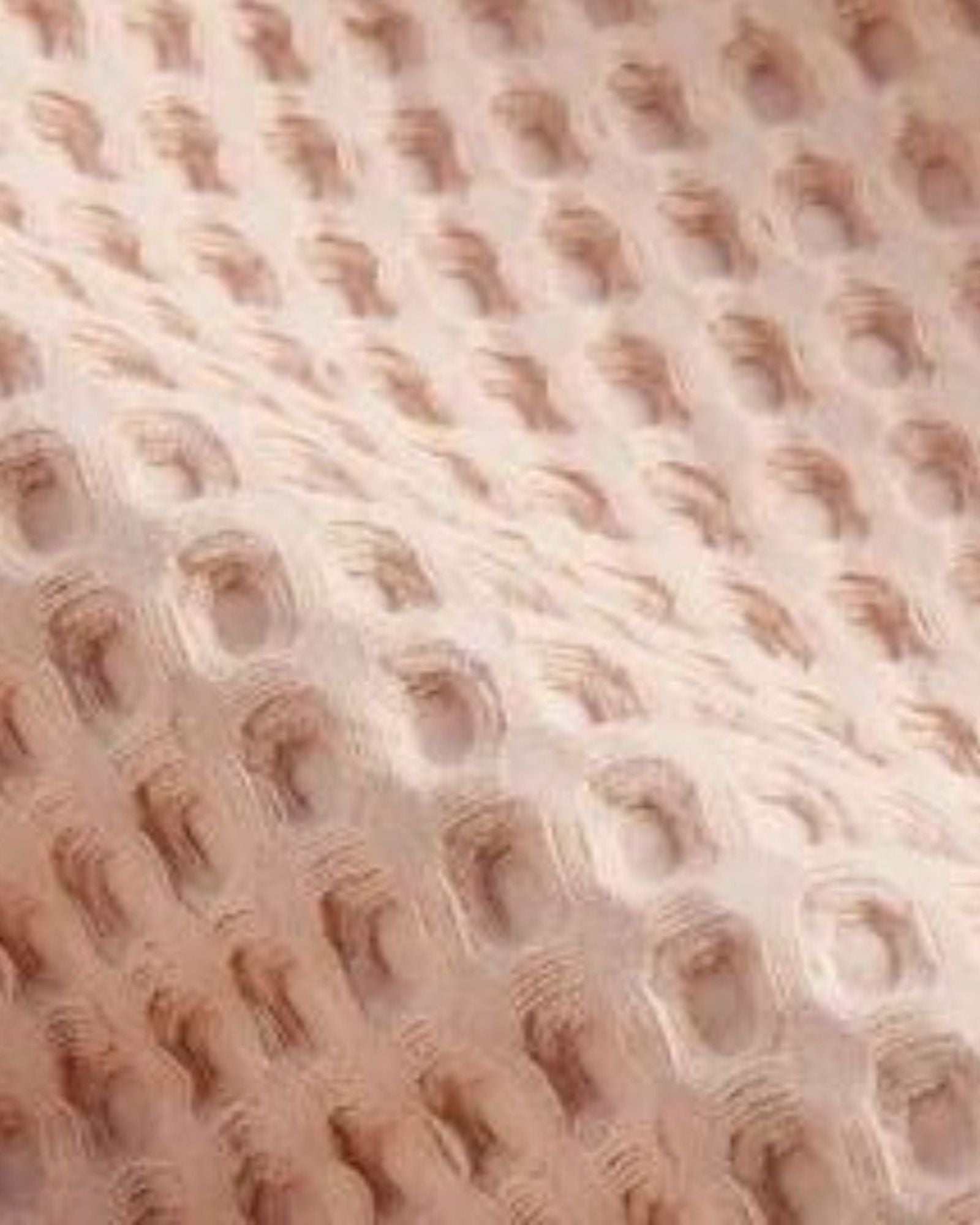 رداء حمام كريستي "وافل روب" بلون وردي باهت