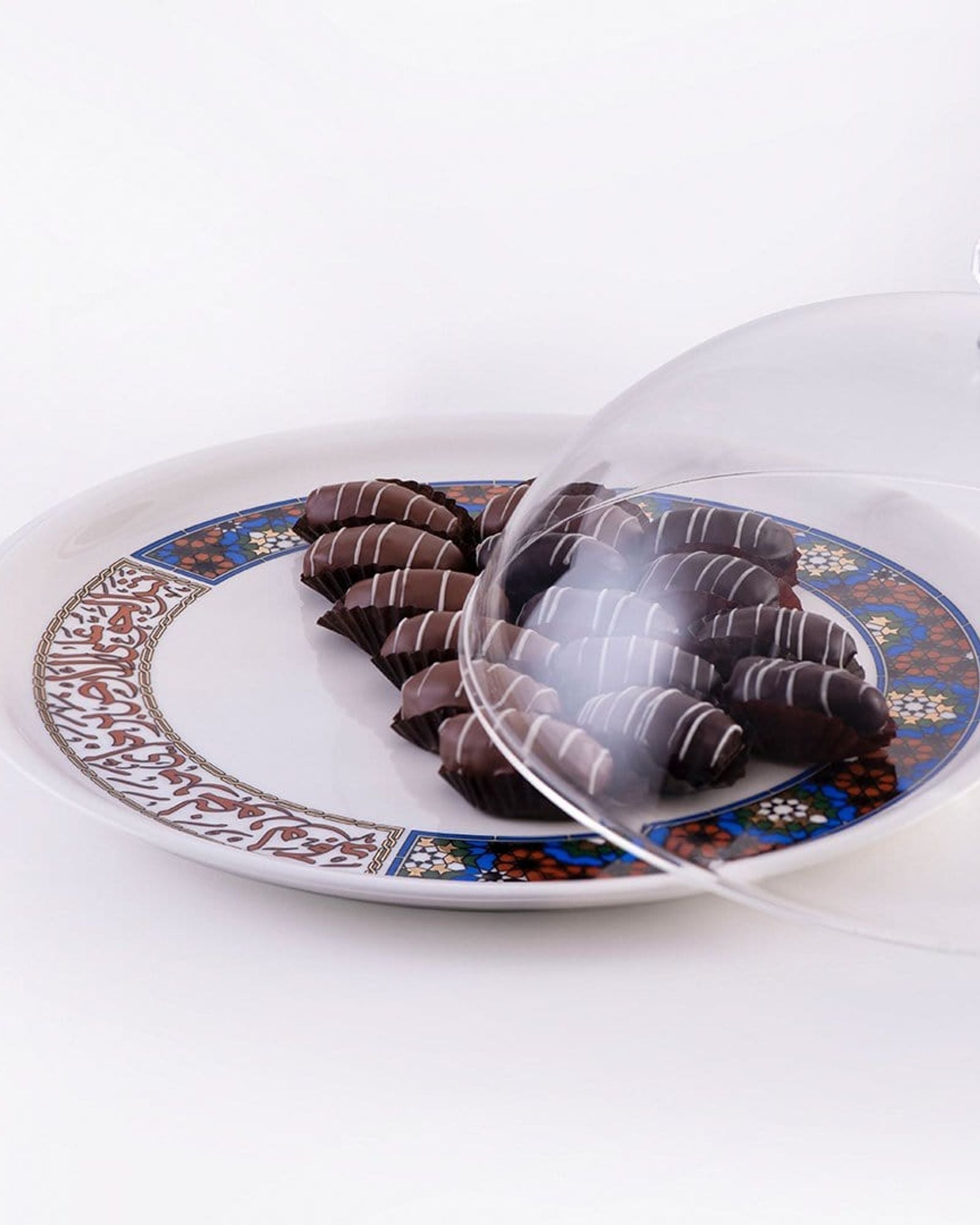 طبق شحن كبير من ديملاج ميلانج (ذهبي وبني)