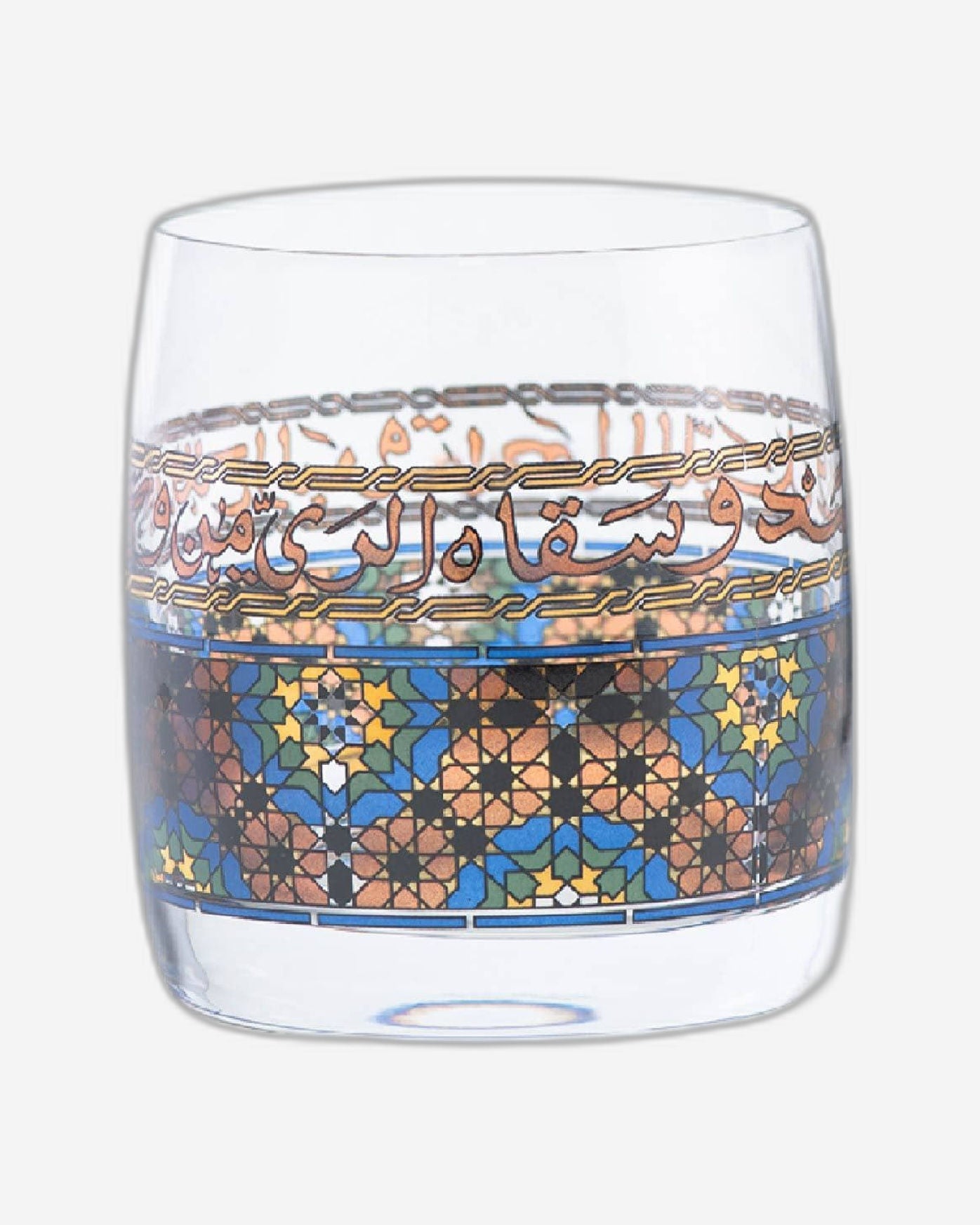 مجموعة ديملاج ميلانج من 6 أكواب قصيرة (ذهبي وبني)