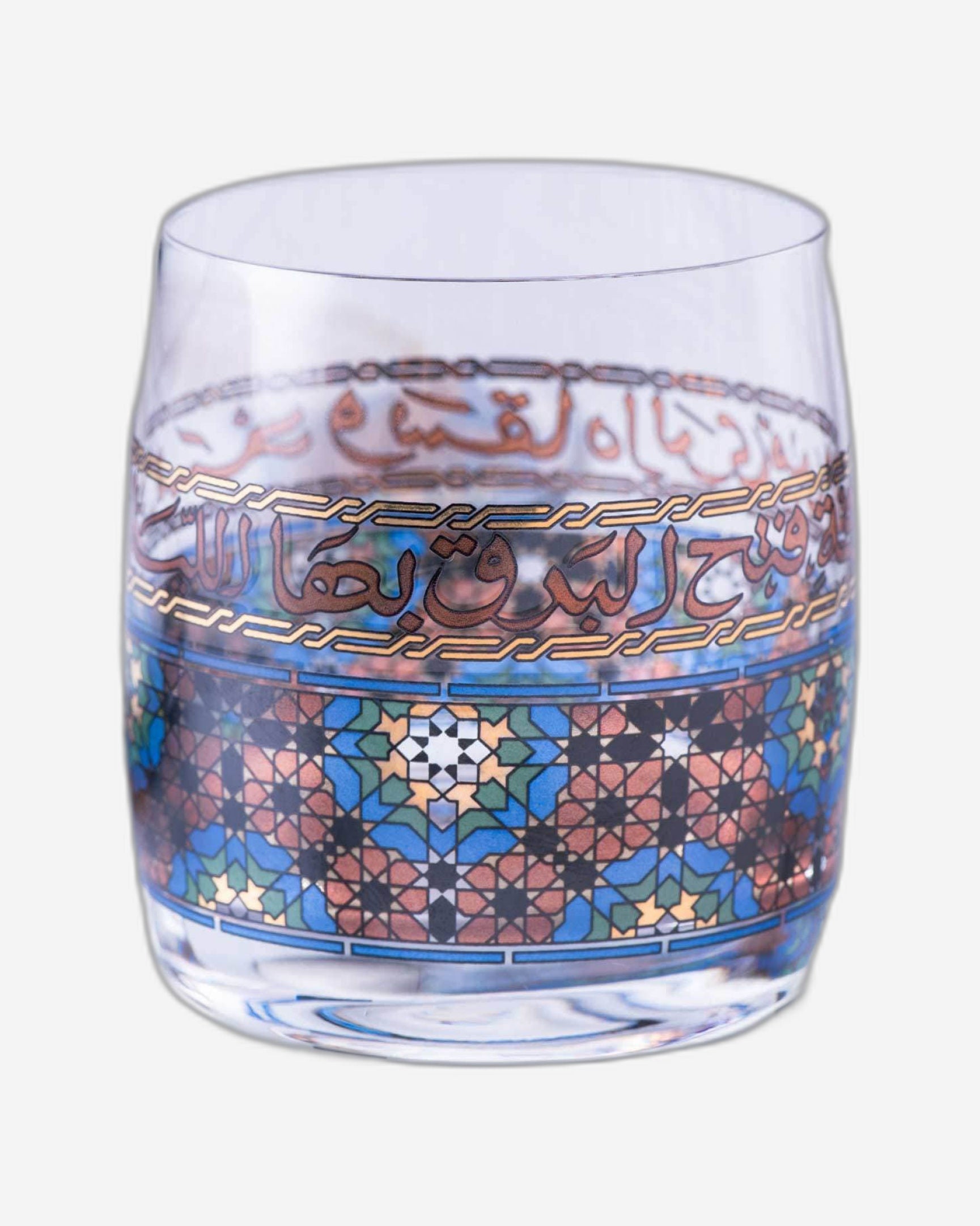 مجموعة ديملاج ميلانج من 6 أكواب قصيرة (ذهبي وبني)