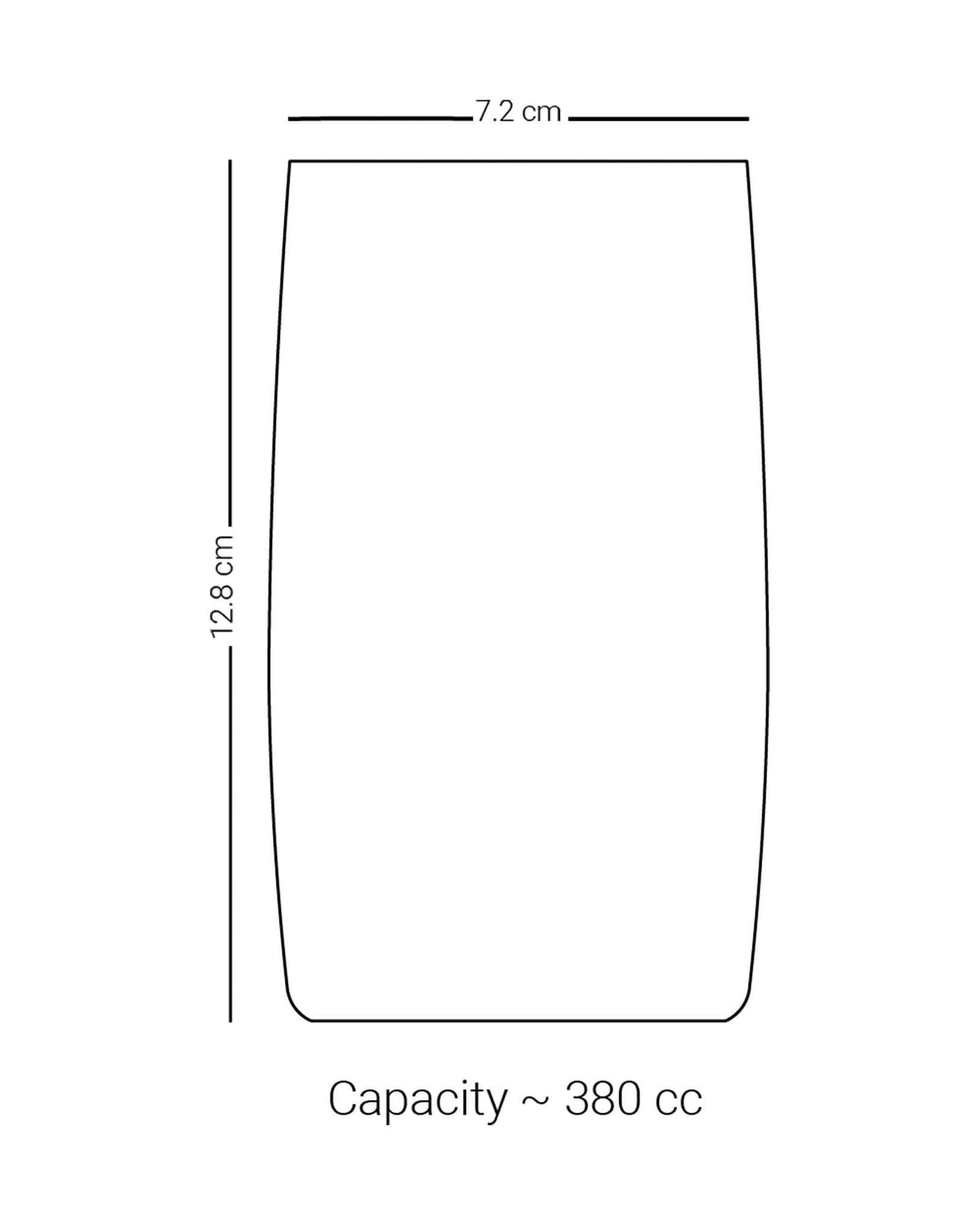أكواب ديملاج ميلانج، 6 قطع، ذهبي وبني