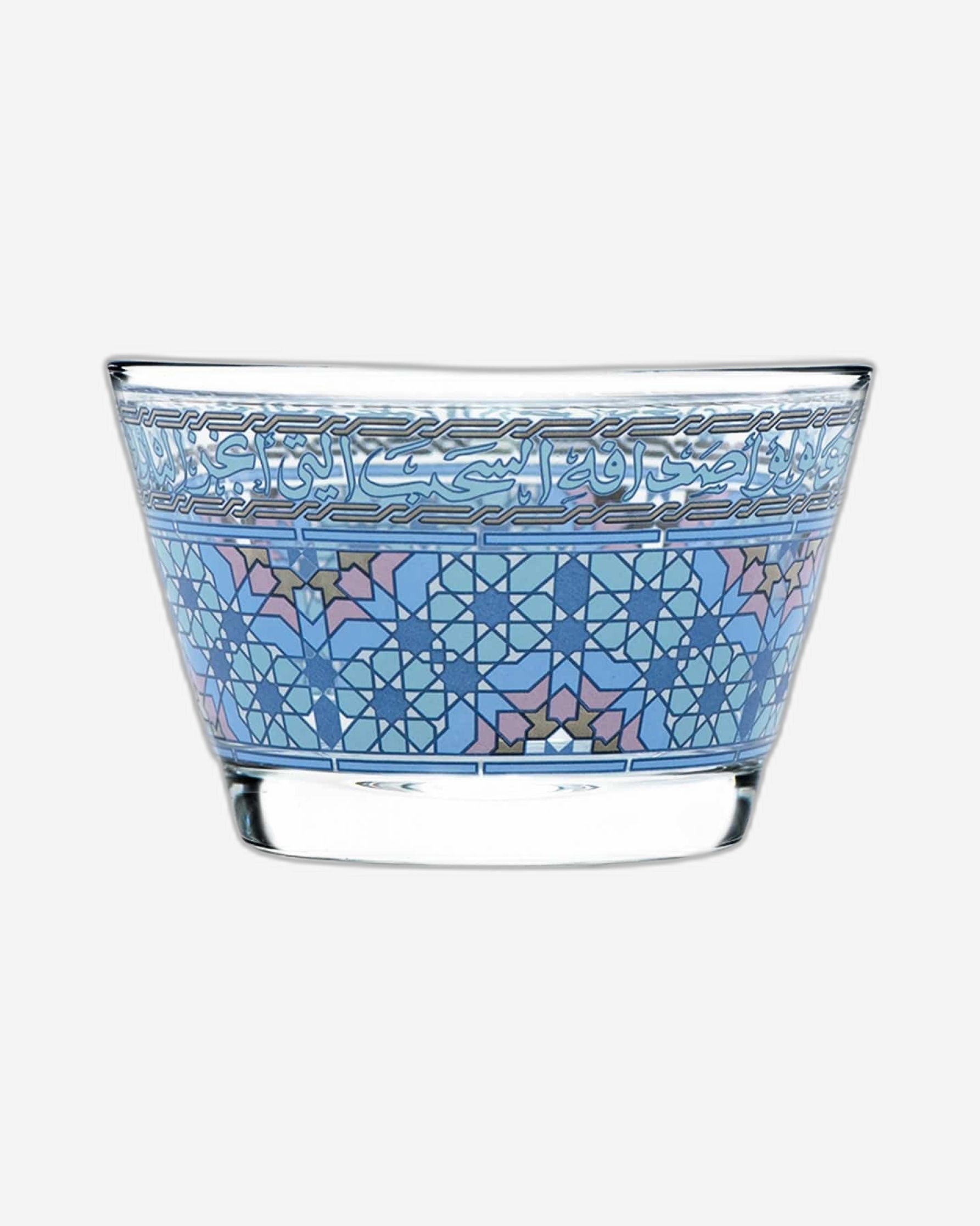 مجموعة ديملاج ميلانج من 6 قطع أوعية تقديم صغيرة (بلاتيني وأزرق)