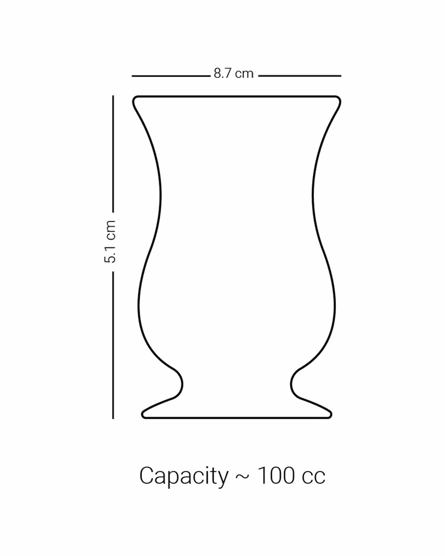 دملاج سراج شاي إستكانة 6 قطع ذهبي وبرتقالي
