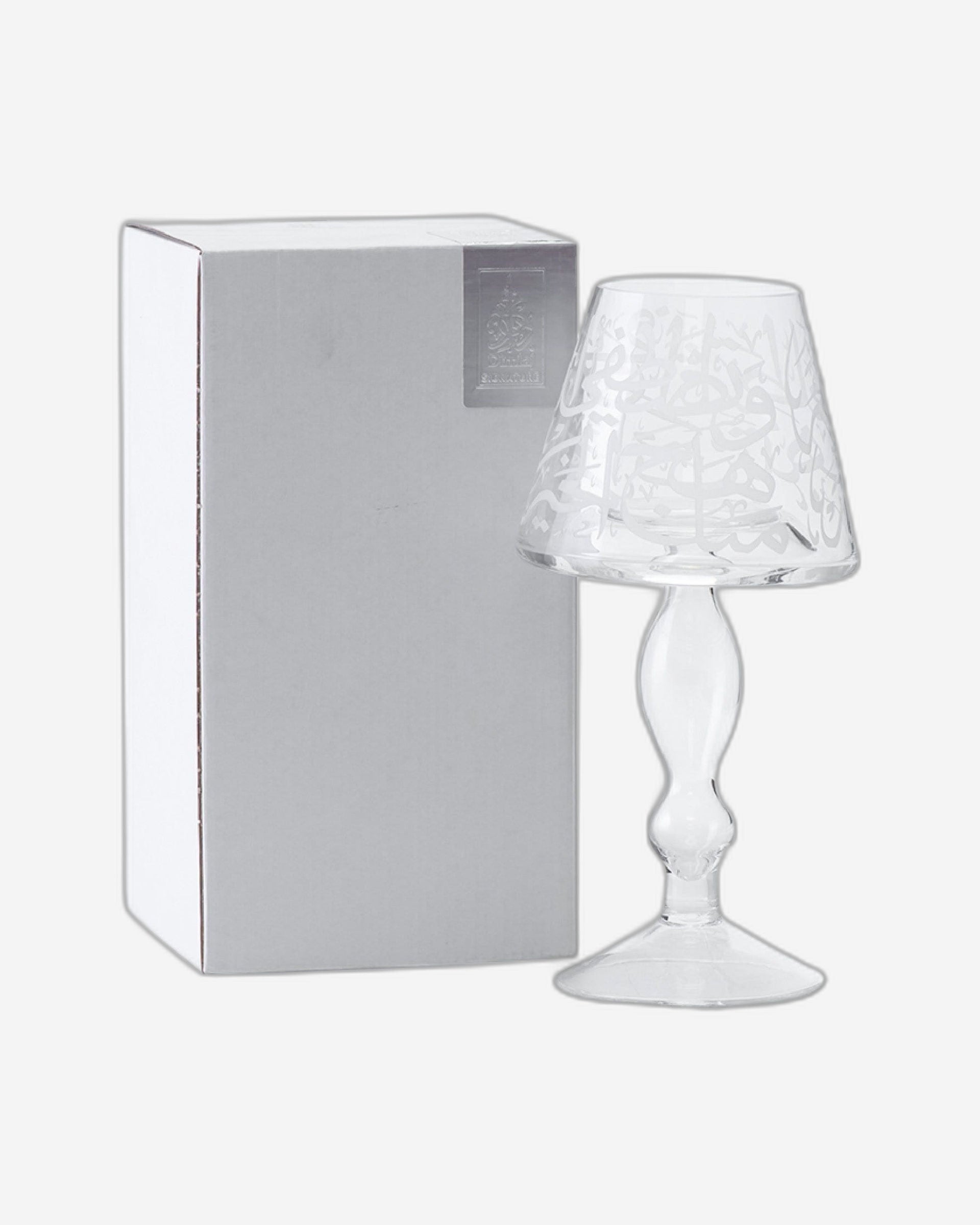 حامل شموع كبير من دملاج الثلث (منقوش)