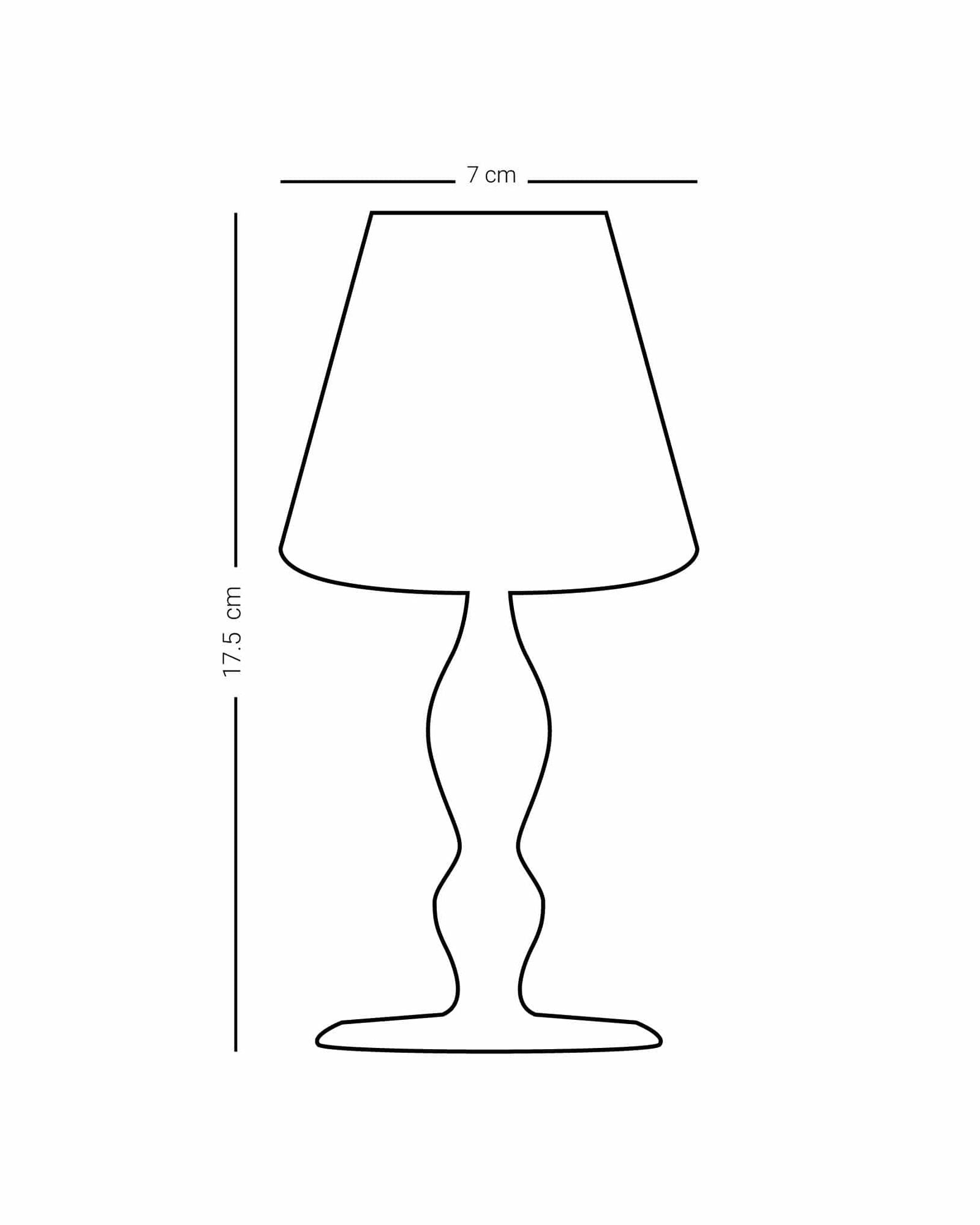 حامل شموع كبير من دملاج الثلث (منقوش)