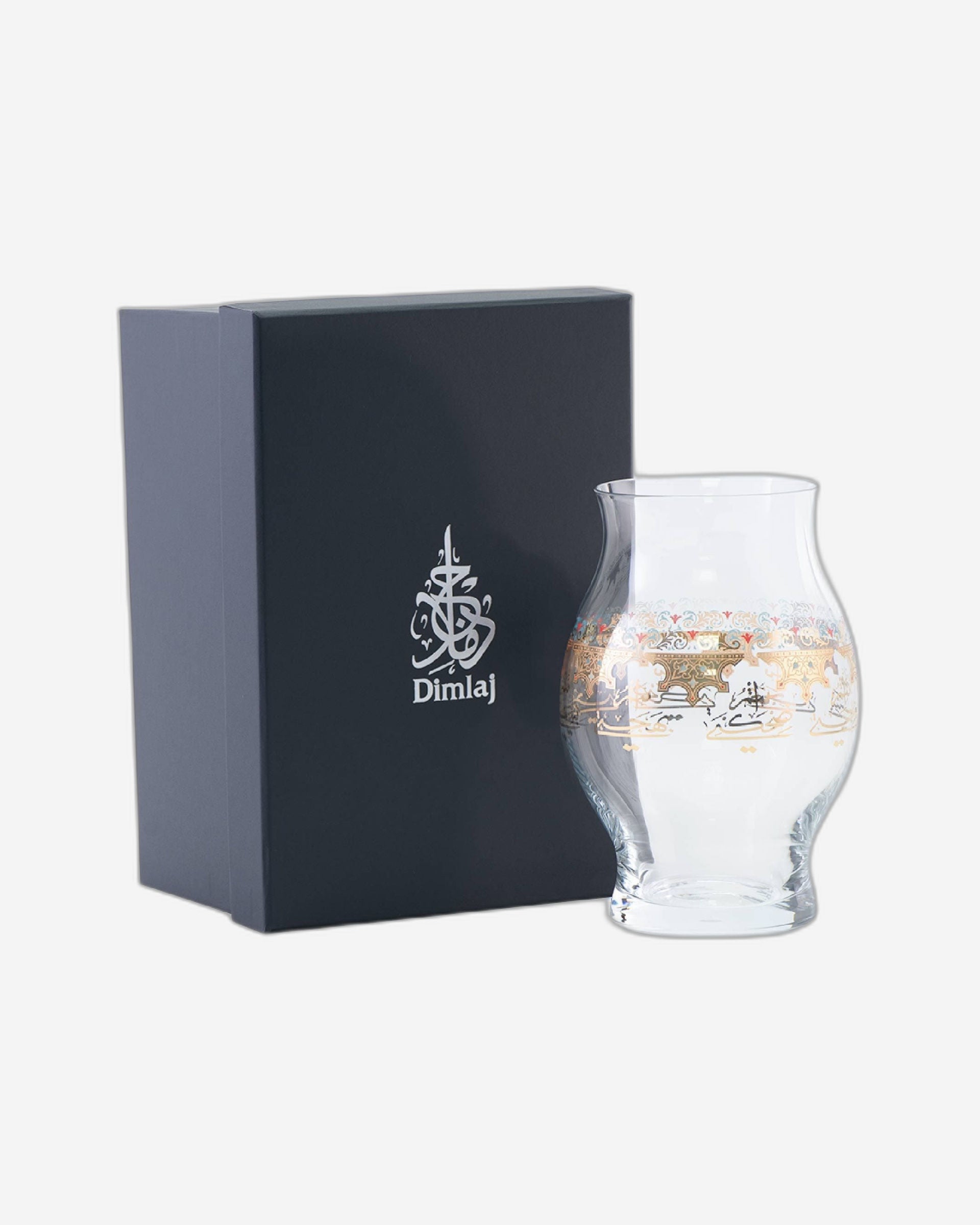 مزهرية دملاج سرور كبيرة (ذهبي)