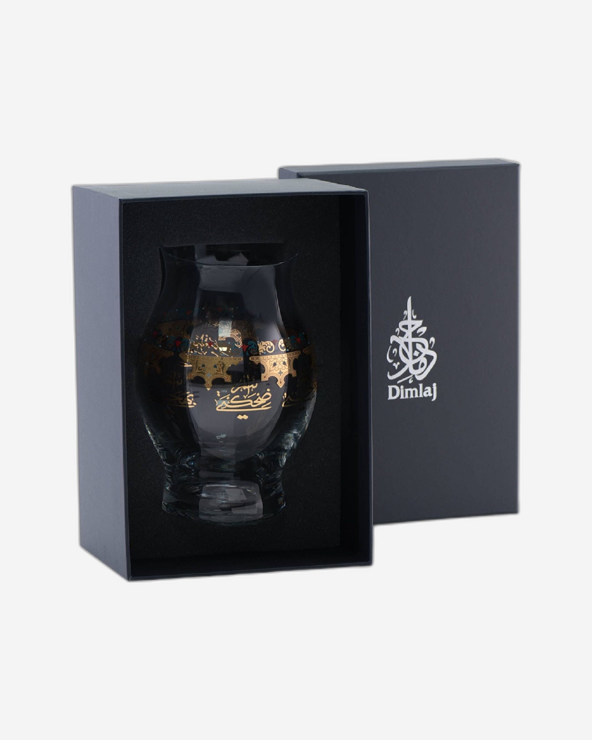 مزهرية دملاج سرور كبيرة (ذهبي)