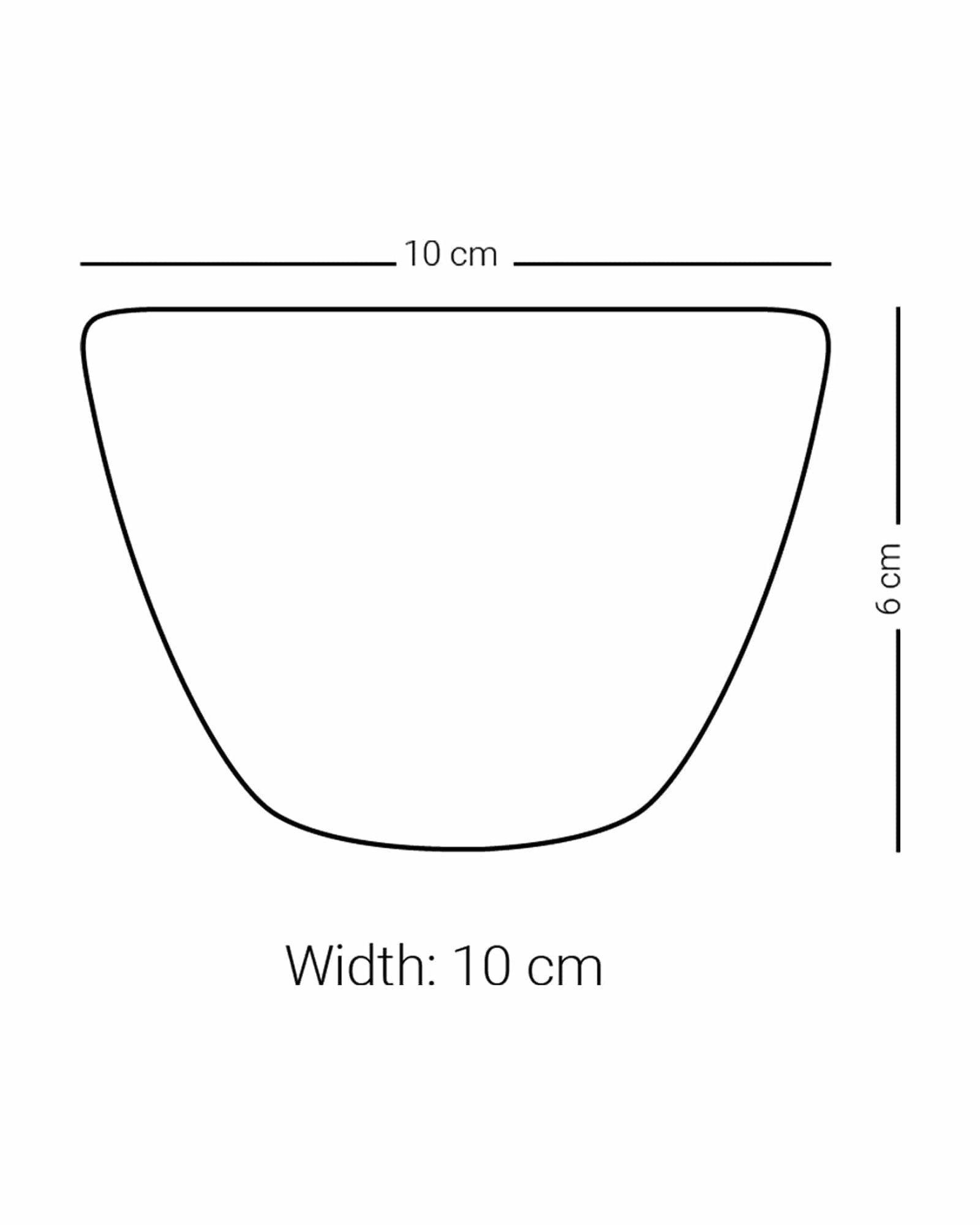 مجموعة ديملاج أصالة من 6 أوعية تقديم صغيرة (ذهبي وأخضر)