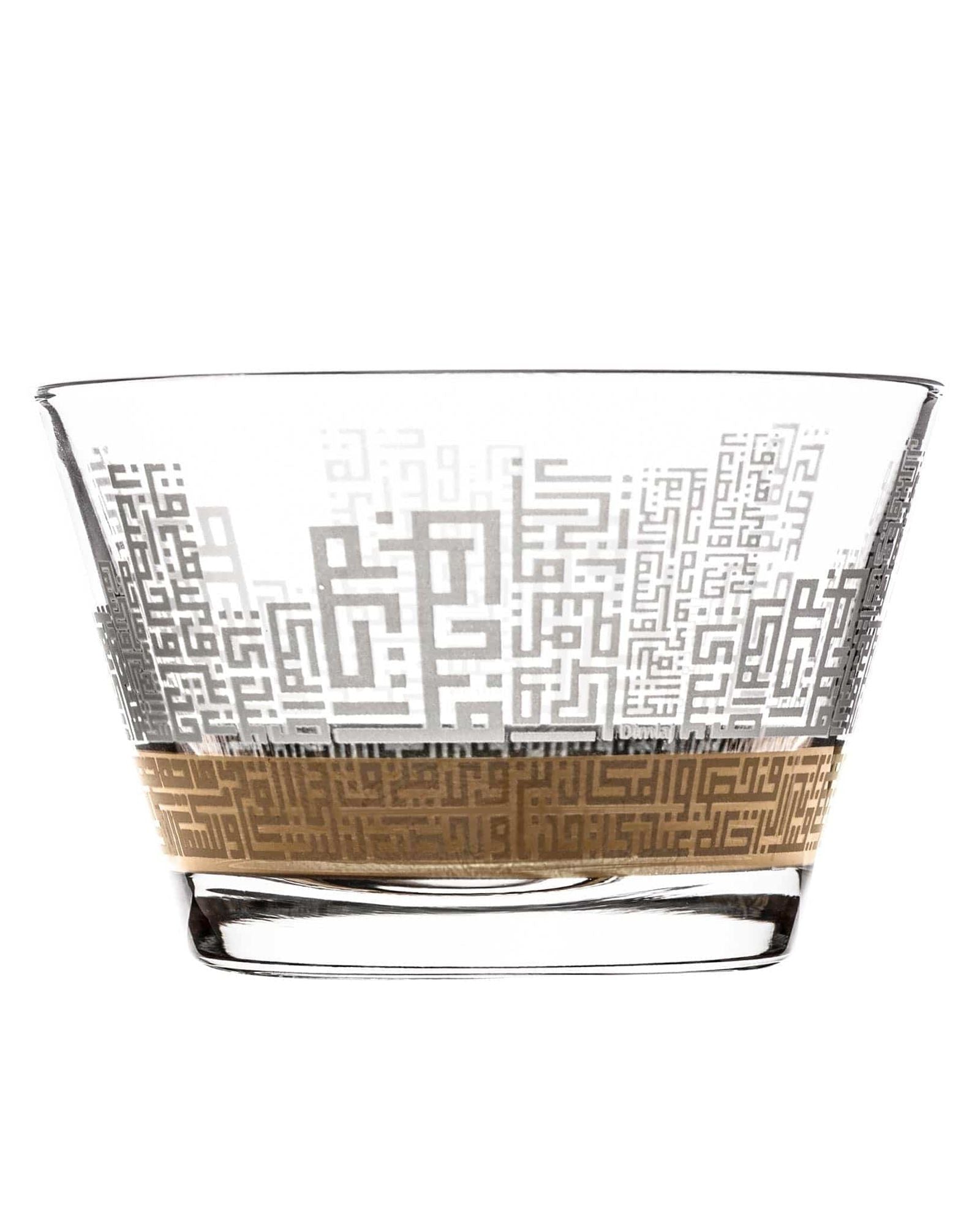 مجموعة ديملاج أبراج من 6 قطع أوعية تقديم (ذهبي)