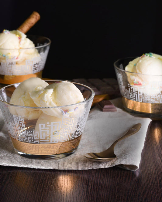 أوعية تقديم ديملاج أبراج، 6 قطع، لون ذهبي