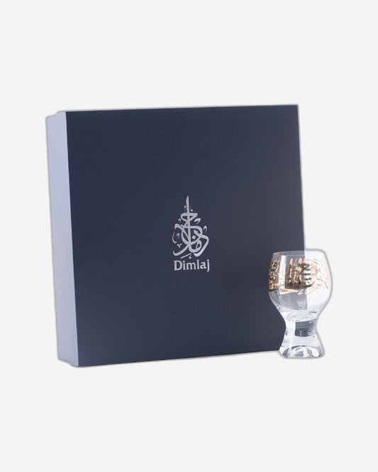 مجموعة ديملاج كريم من 6 قطع سيقان كأس (ذهبي)