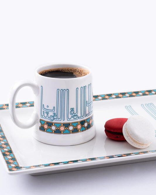 مجموعة ديملاج أصالة من كوبين بورسلين (ذهبي وأخضر)