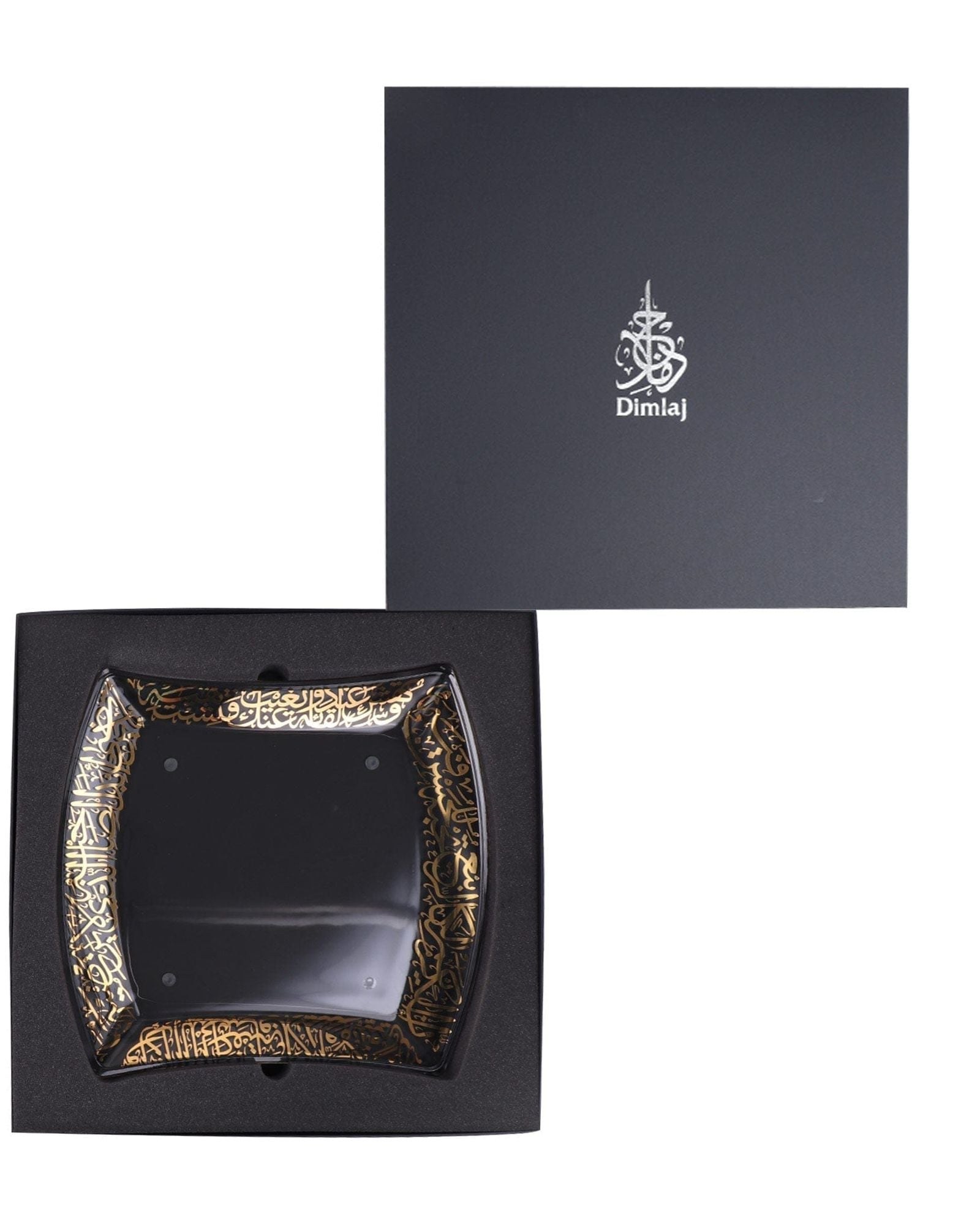 طبق تقديم كبير من ديملاج كريم (ذهبي)