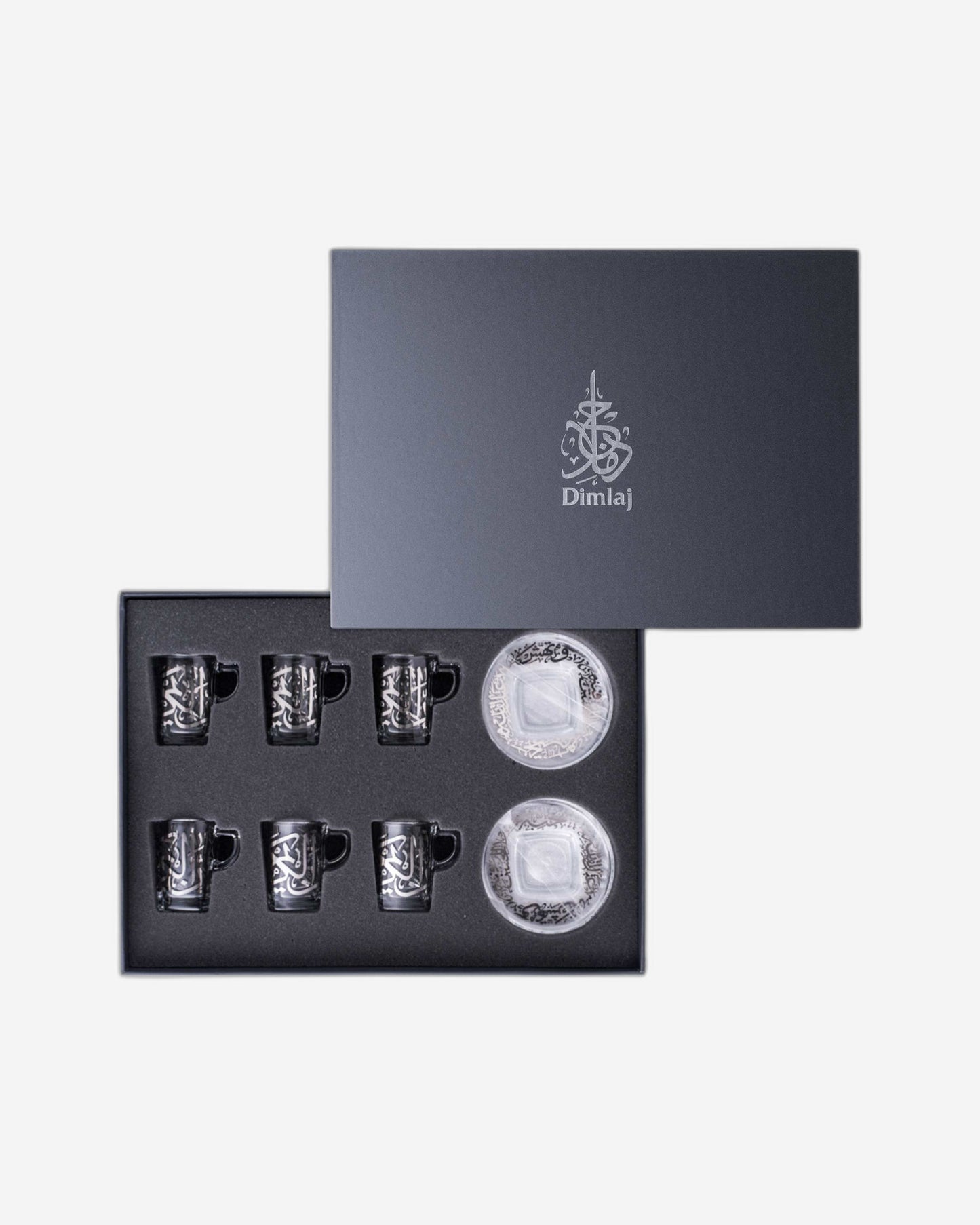 أكواب قهوة تركية كبيرة من ديملاج كريم، لون بلاتيني