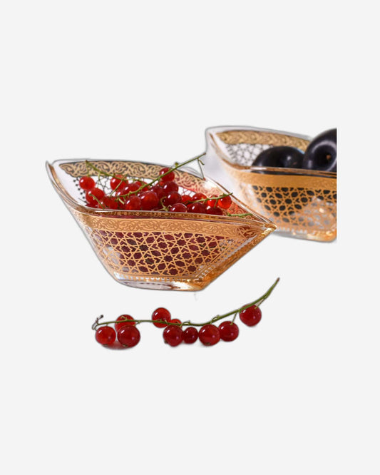 أوعية تقديم ديملاج كوردوبا، قطعتان صغيرتان ذهبيتان