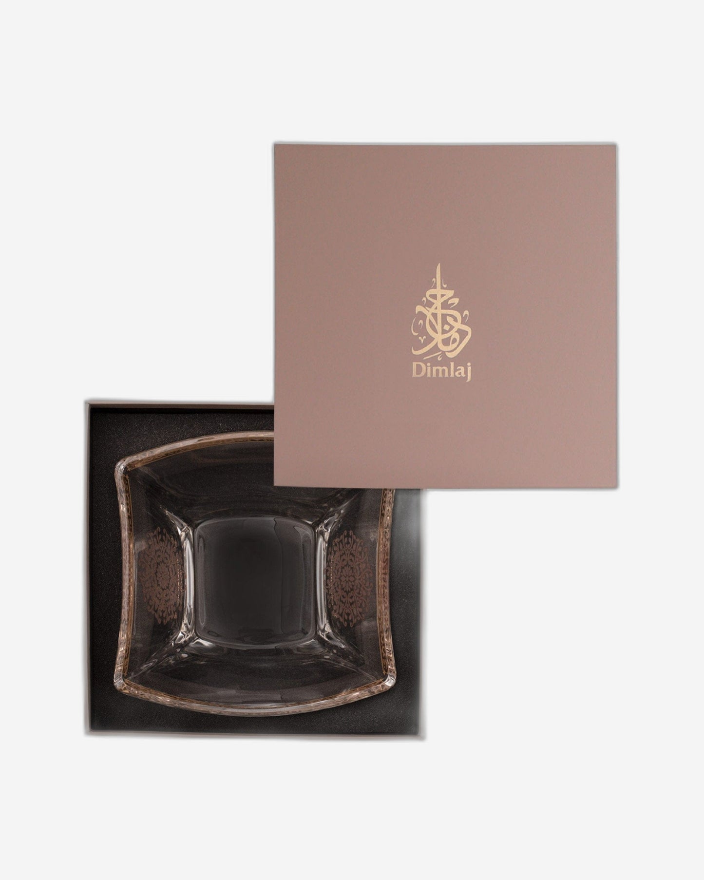 وعاء تقديم ديملاج سيلينا ذهبي ووردي