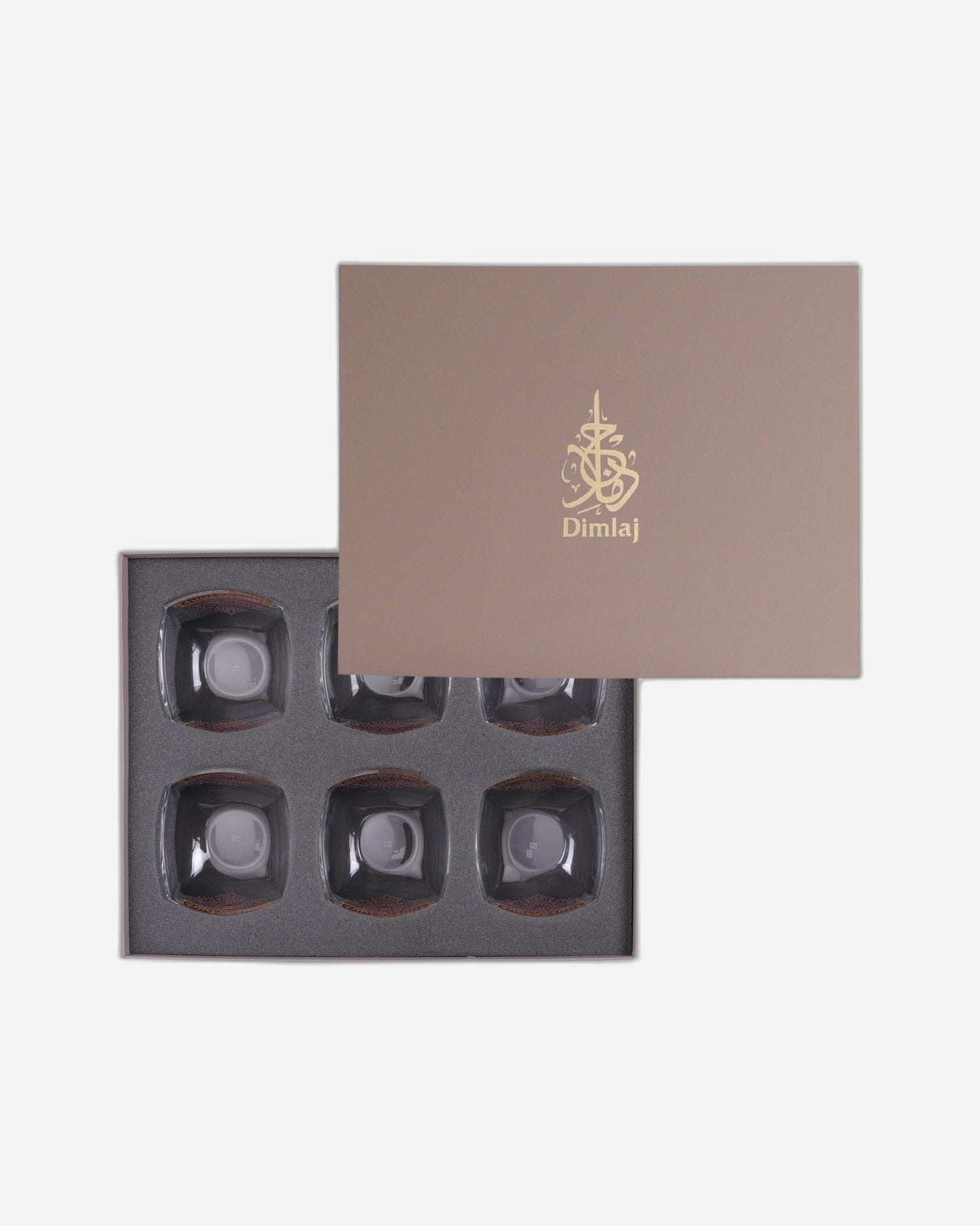 أوعية تقديم ديملاج سيلينا، 6 قطع، ذهبي ووردي