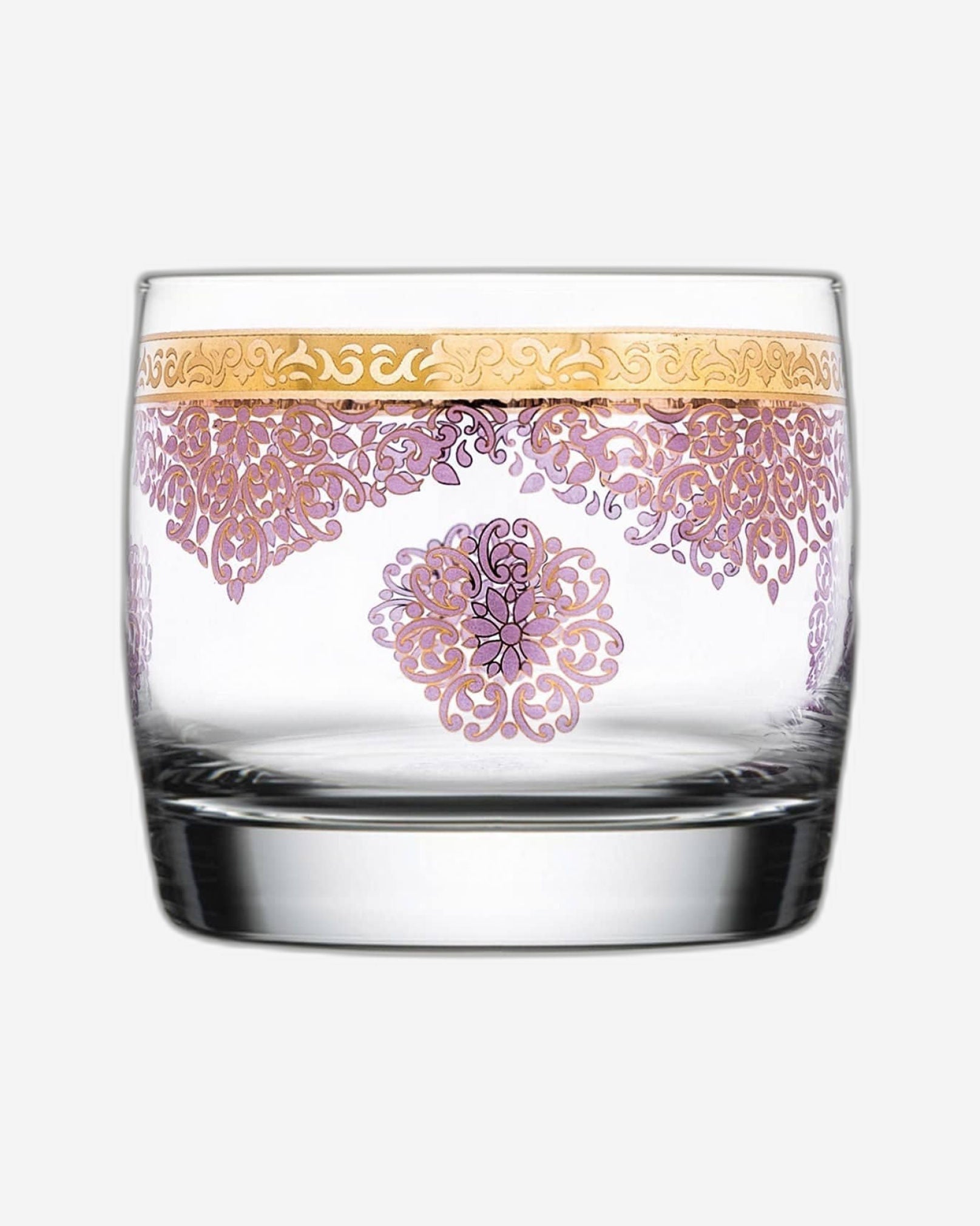 حامل شموع ديملاج سيلينا (ذهبي ووردي)