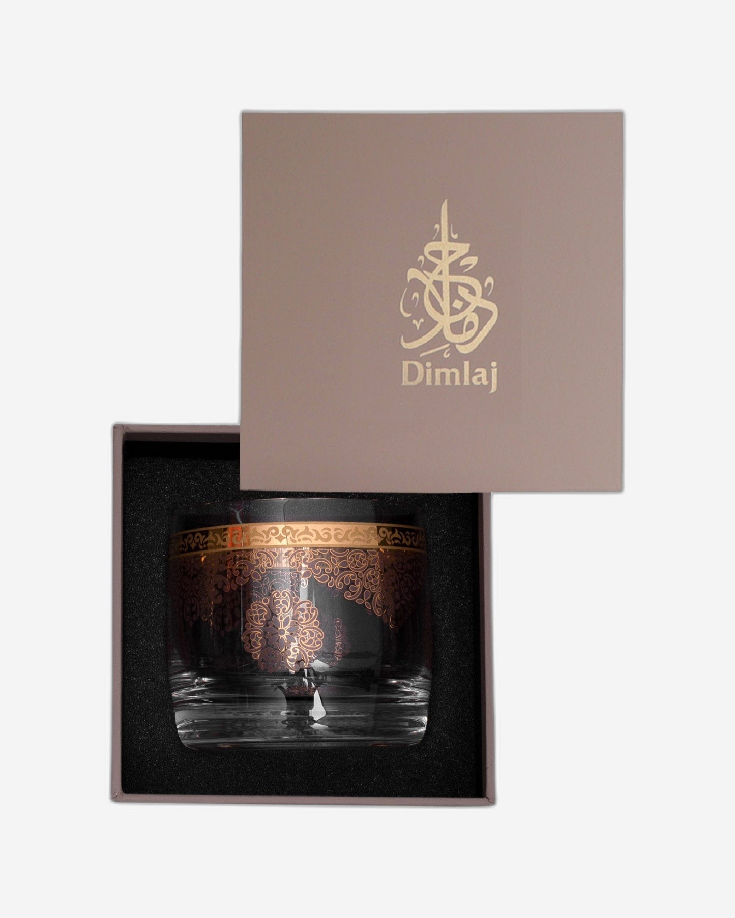 حامل شموع ديملاج سيلينا ذهبي ووردي