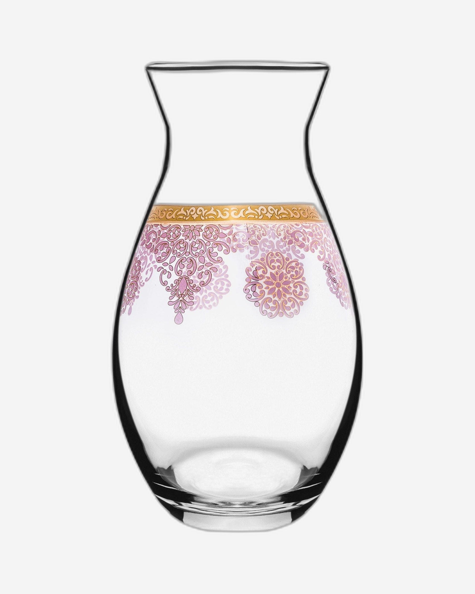 مزهرية سيلينا من ديملاج (ذهبي ووردي)