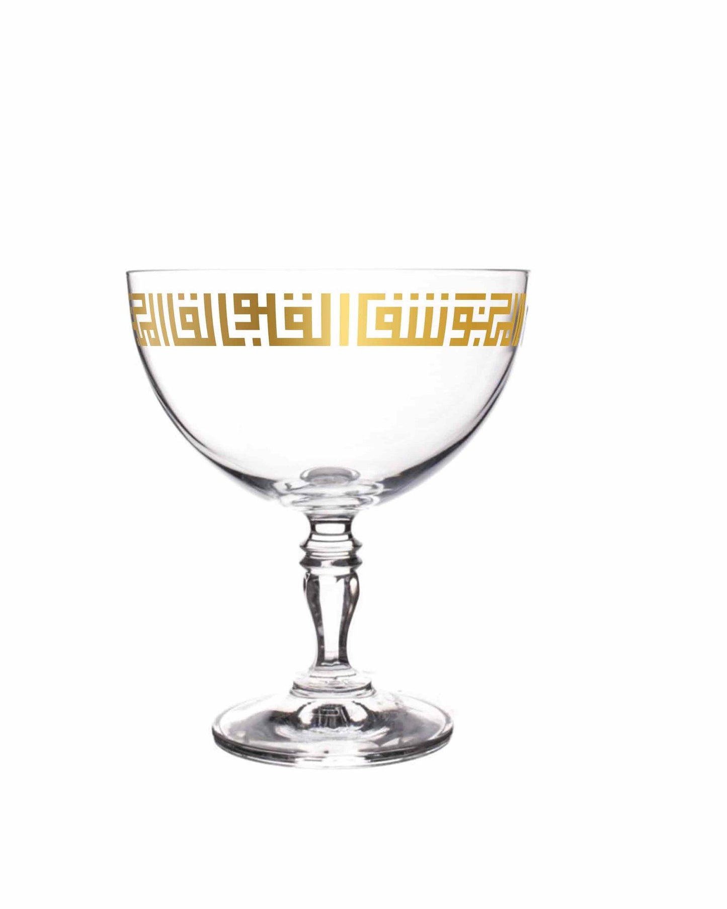 أكواب آيس كريم ديملاج شافا، 6 قطع، لون ذهبي