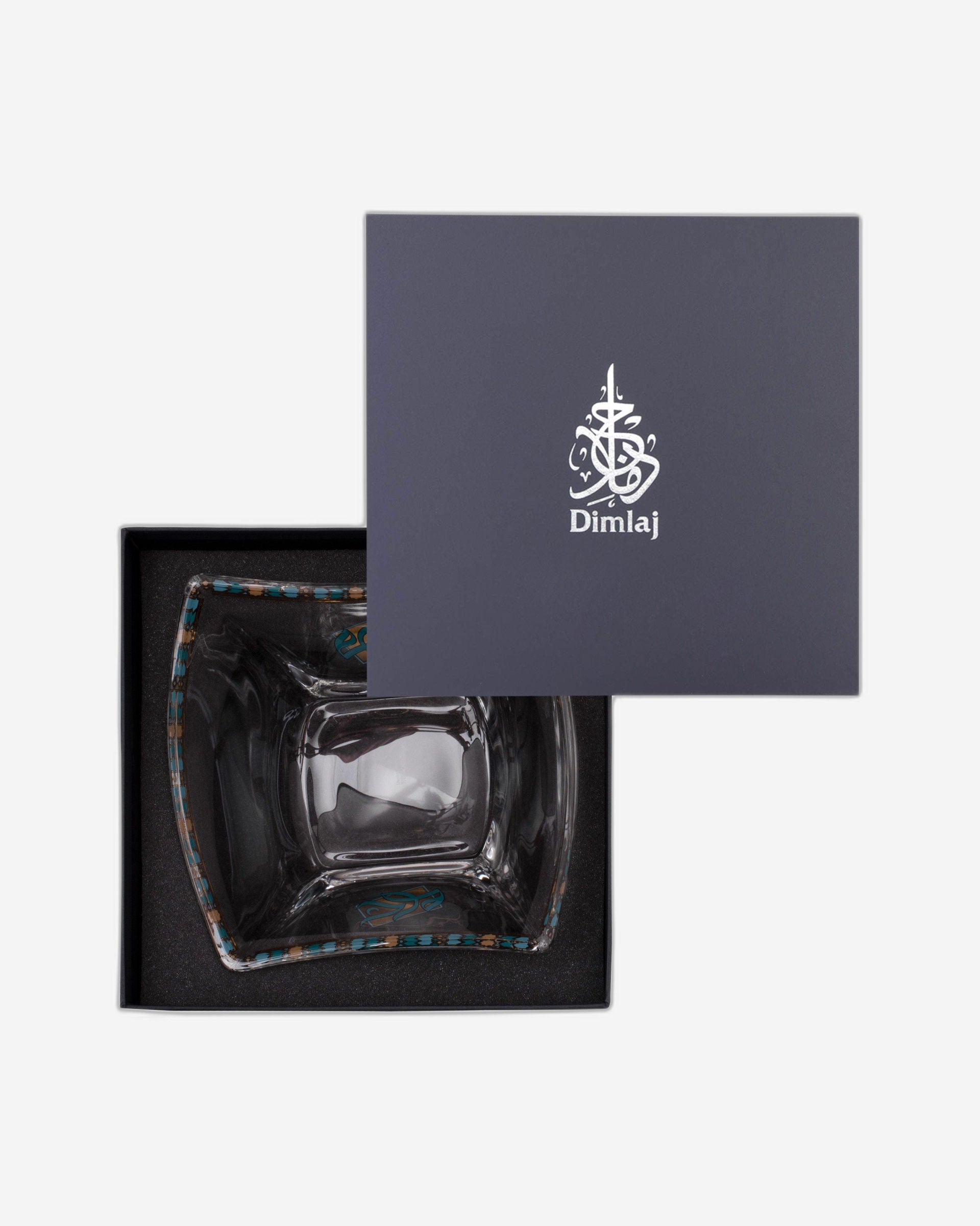 وعاء تقديم ورود ديملاج (ذهبي وأخضر)