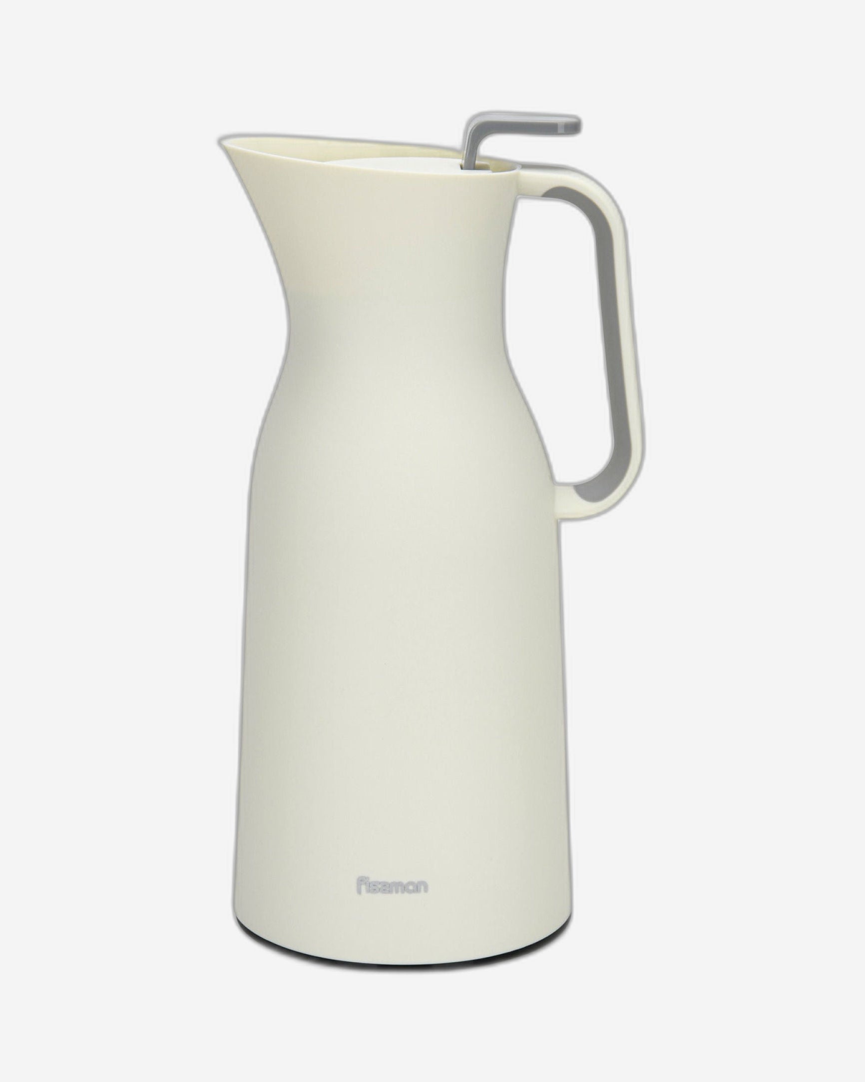 قارورة فيسمان المعزولة بالفراغ، سعة 1000 مل، بيضاء اللون مع بطانة زجاجية وردية اللون