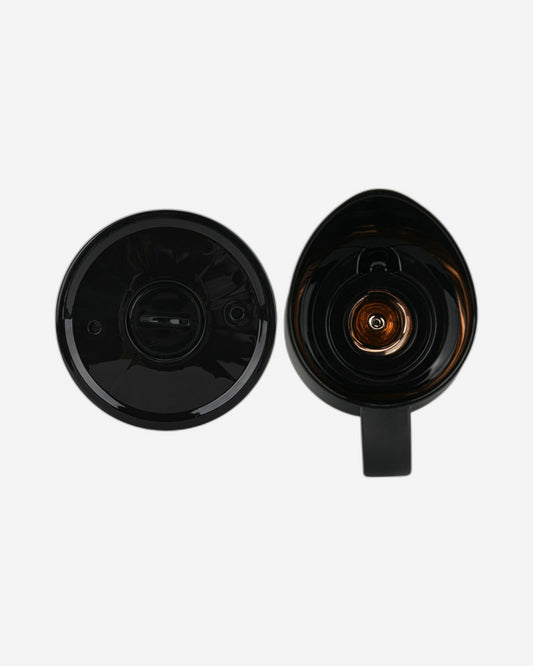 قارورة فيسمان المعزولة بالفراغ، سعة 1000 مل، لون أسود مع بطانة زجاجية وردية