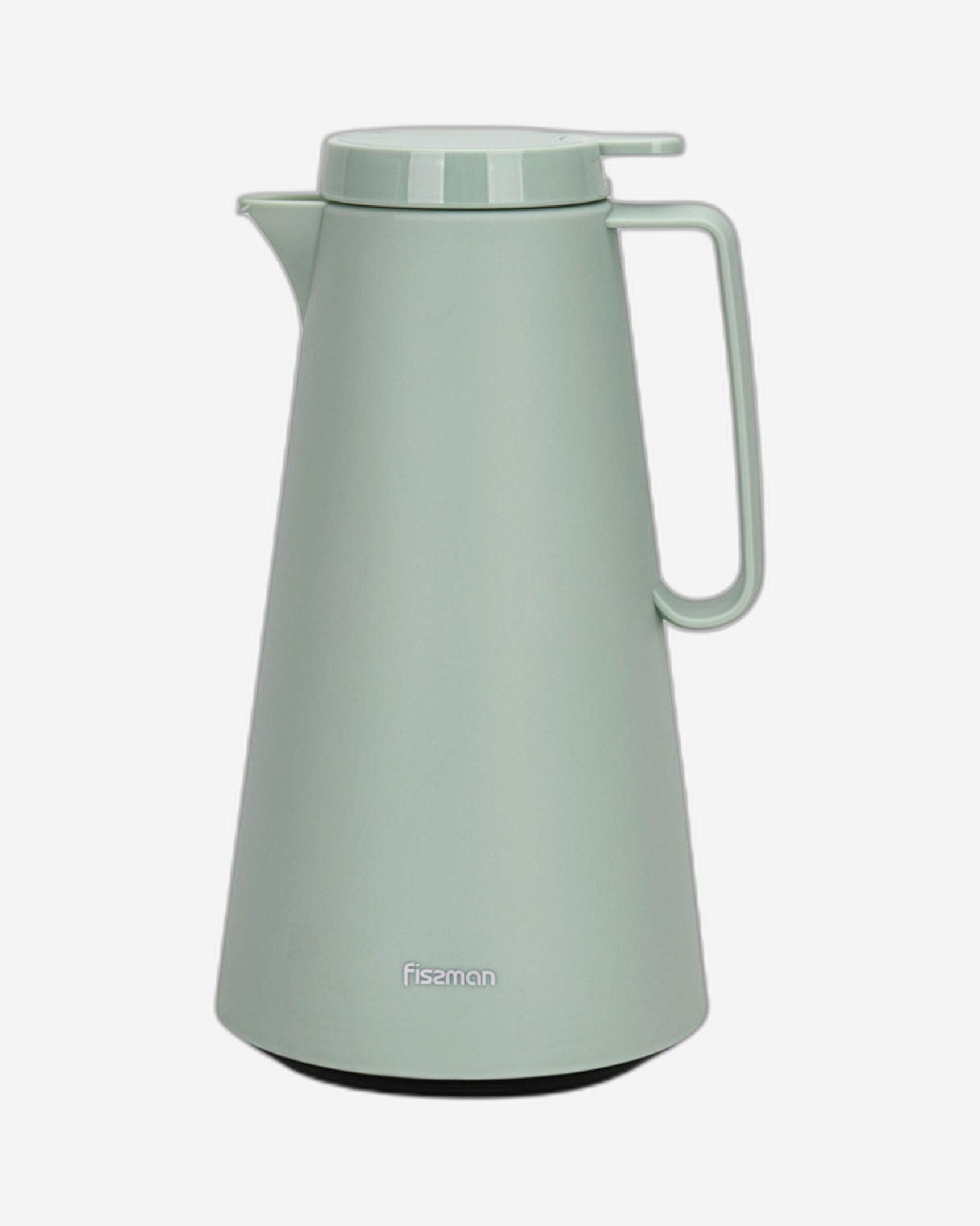 قارورة فيسمان المعزولة بالفراغ سعة 1000 مل، خضراء مع بطانة زجاجية وردية اللون