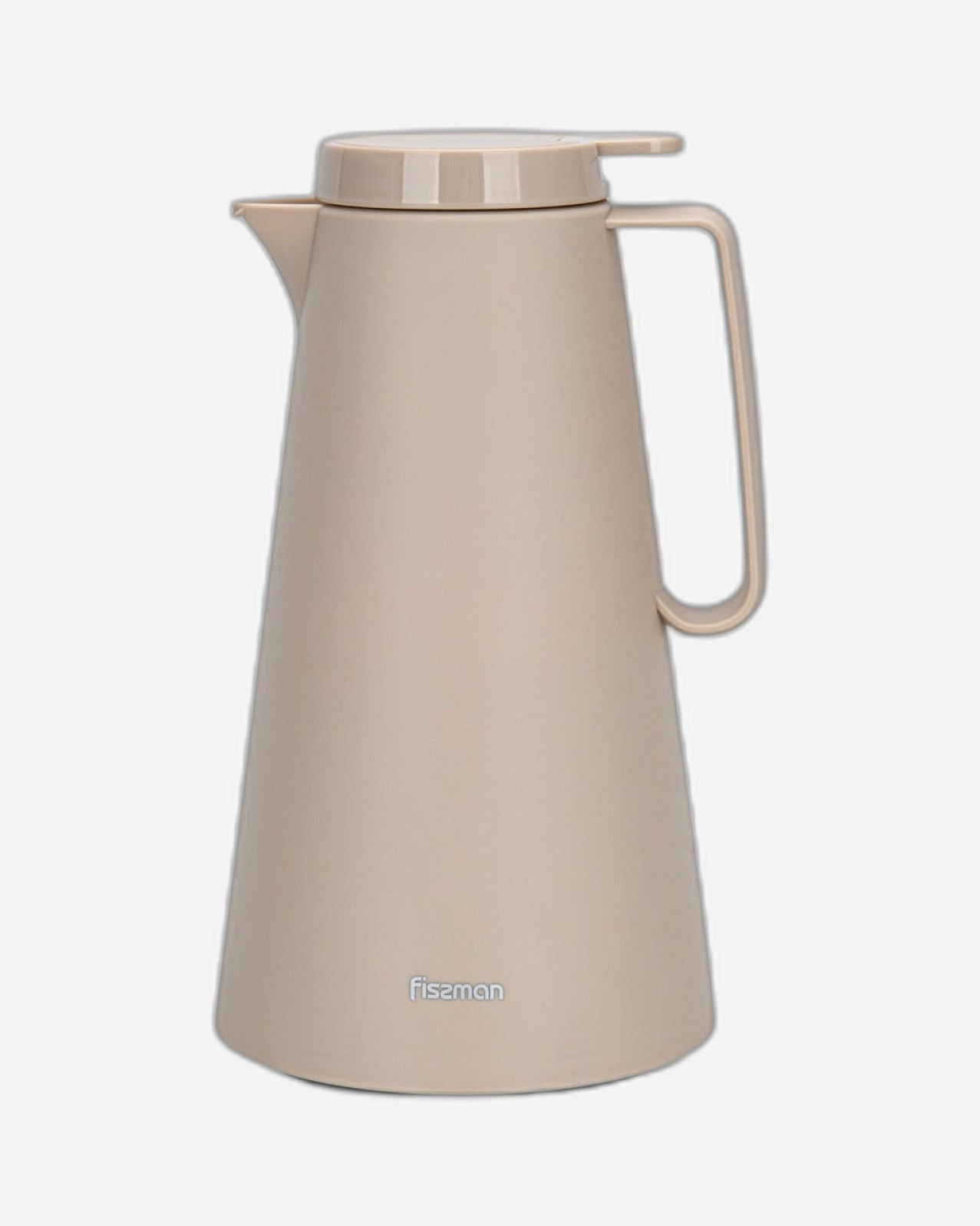 قارورة فيسمان المعزولة بالتفريغ، سعة 1000 مل، بلون كريمة الموكا، مع بطانة زجاجية وردية اللون