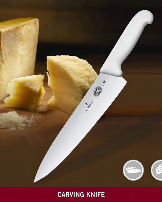 سكين نحت فيكتورينوكس فايبروكس، 25 سم، مستقيم، أبيض - 5.2007.25