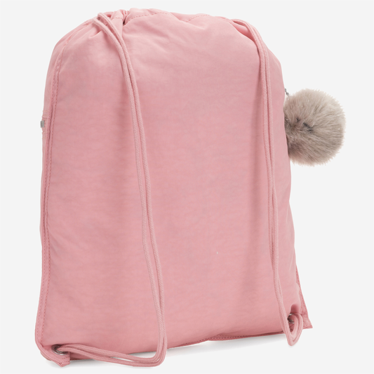حقيبة ظهر متوسطة (مع رباط سحب) طراز KIPLING Supertaboo Bridal Rose 09487-46Y