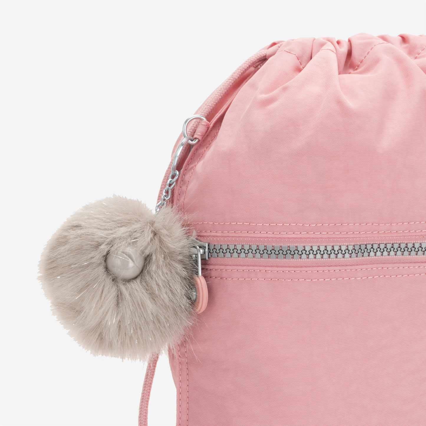 KIPLING Supertaboo Bridal Rose Medium backpack (with drawstring) 09487-46Y