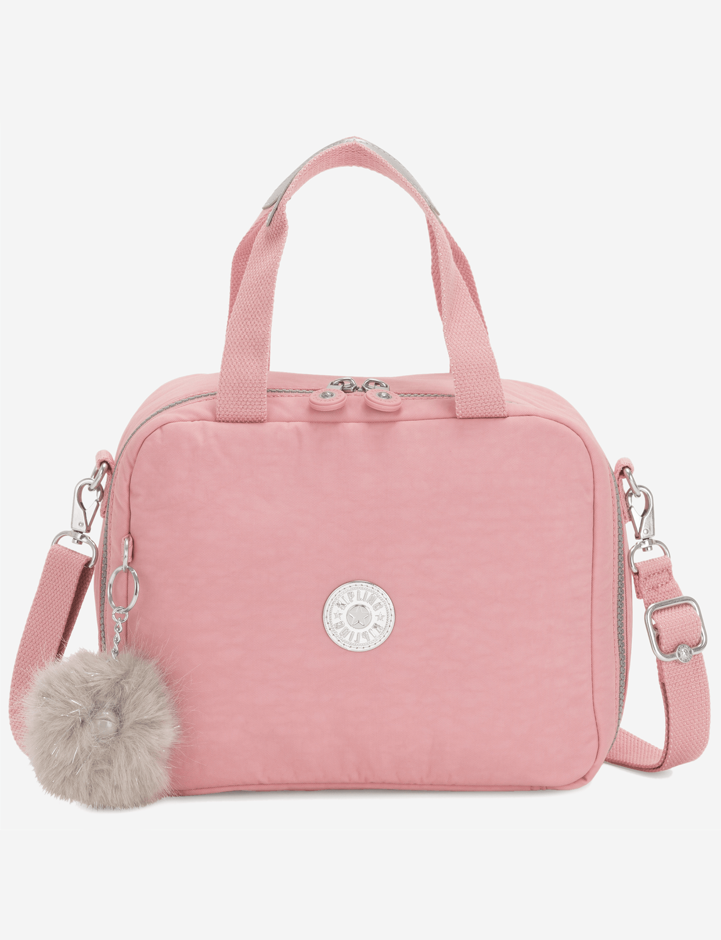 حقيبة غداء كبيرة KIPLING Miyo Bridal Rose (مع جيب ترولي) 15381-46Y