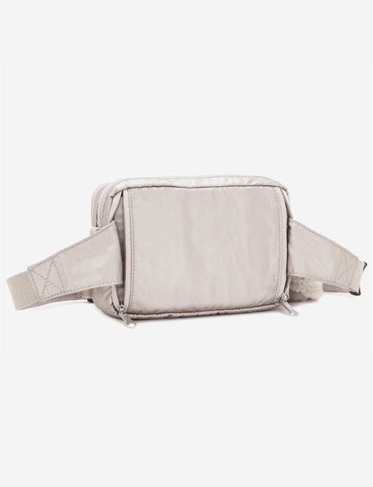 حقيبة كروسبودي صغيرة KIPLING Abanu متعددة الألوان لامعة قابلة للتحويل إلى حقيبة خصر (مع حزام كتف قابل للإزالة) I3492-48I