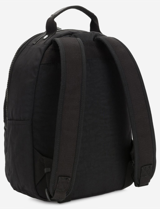 KIPLING Seoul S حقيبة ظهر صغيرة سوداء (مع جيب للتابلت) I4082-P39