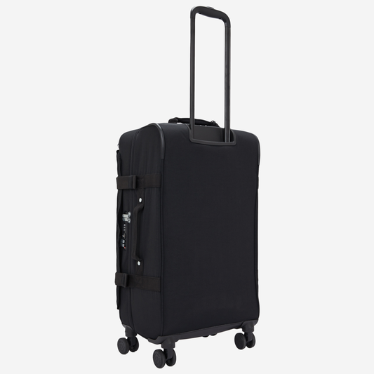 KIPLING Spontaneous M Black Noir حقيبة سفر بعجلات متوسطة I6918-P39