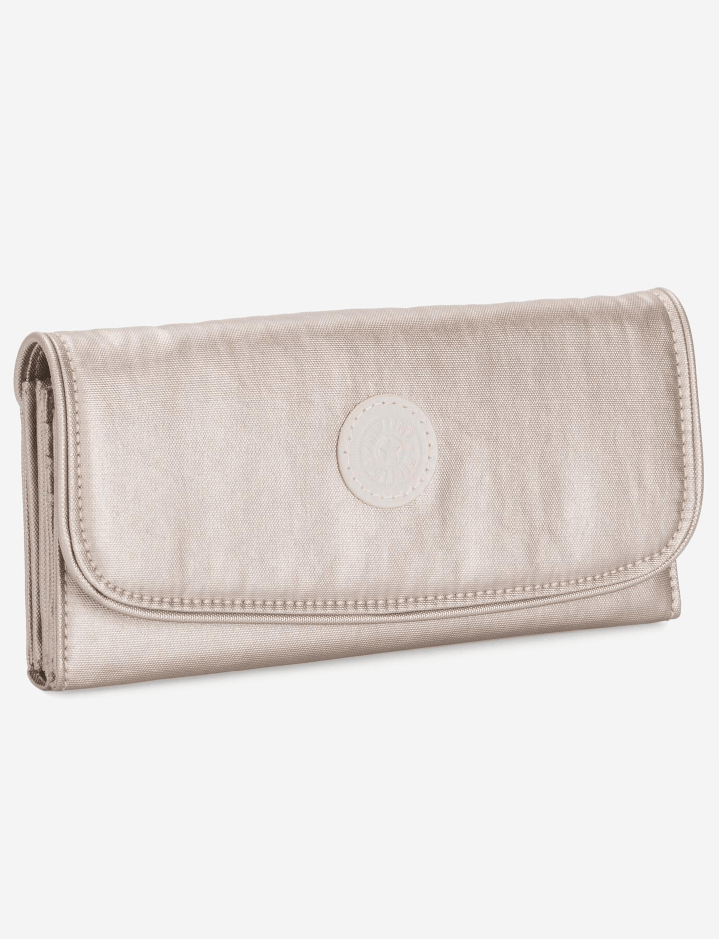 KIPLING Money Land محفظة كبيرة لامعة معدنية I7015-48I