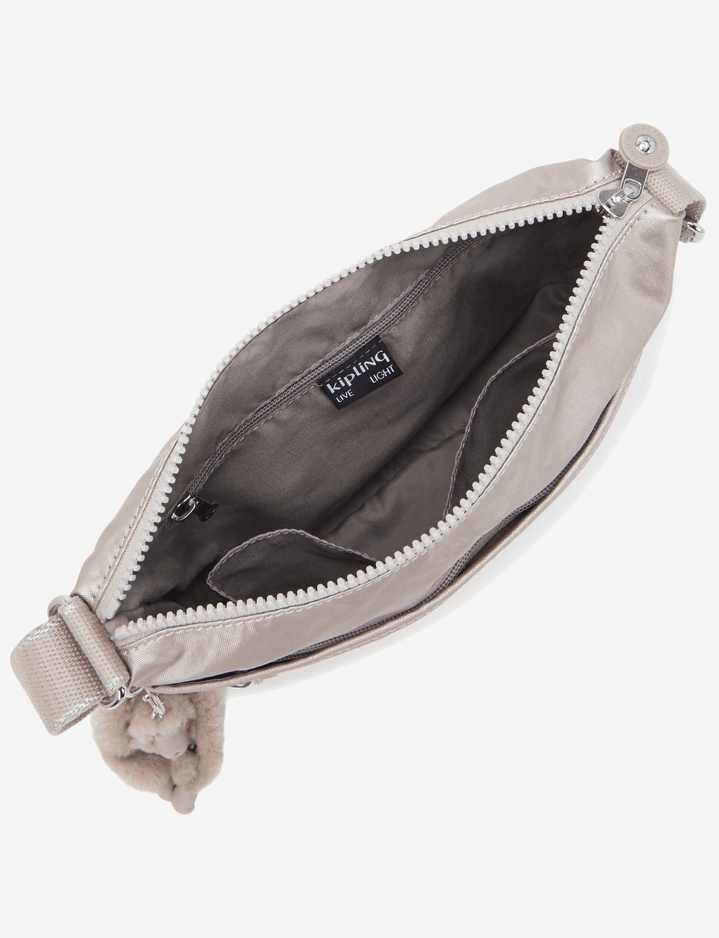 KIPLING حقيبة أرتو ميتاليك جلو متوسطة كروس 10878-48I