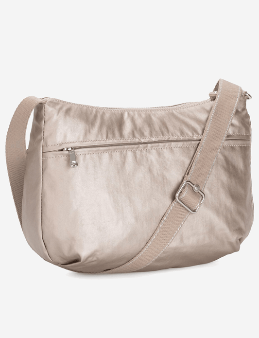 KIPLING حقيبة كروس متوسطة إيزيلا ميتاليك جلو 12592-48I