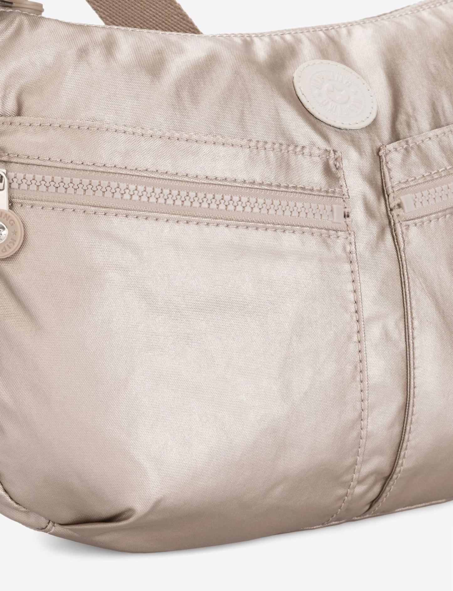 KIPLING حقيبة كروس متوسطة إيزيلا ميتاليك جلو 12592-48I